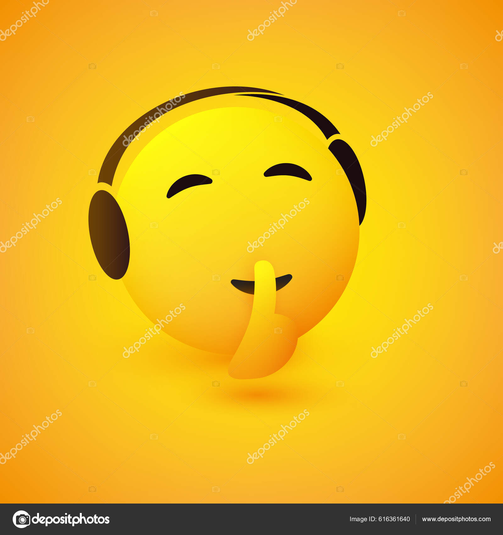 Quiet Face Finger Mouth Listening Music Gesturing Showing Make Silence  Stock Vector by ©bagotaj 616361640, image size:1600x1700