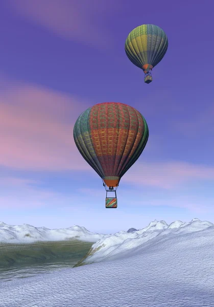 Hot-air balloon — Stock Photo, Image