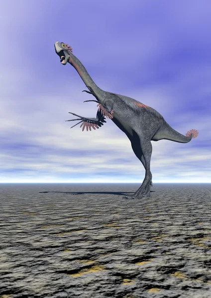 Dinosaur gigantoraptor — Stockfoto