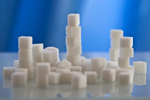 Sugar cubes (shallow dof) — Stock Photo, Image