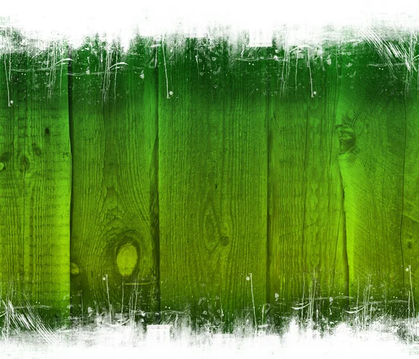 Green Grunge Wooden Background — Stock Photo, Image