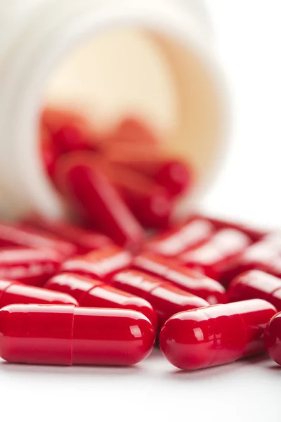 Rozlanie tabletek — Zdjęcie stockowe