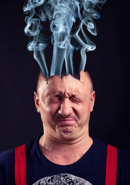 Exploded head — Stock Photo, Image