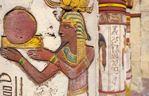 Egyptian wall paintings — Stock Photo, Image