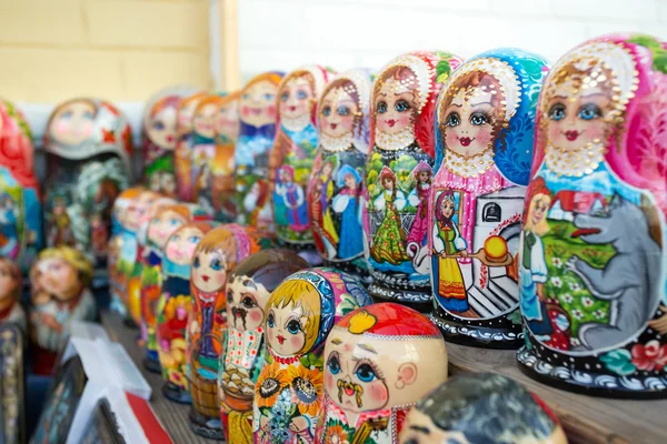 Russian dolls — Stock Photo, Image