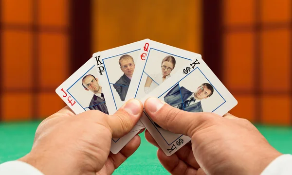 Zakelijke poker — Stockfoto