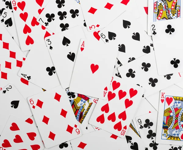 Gambling cards background — Stock Photo, Image