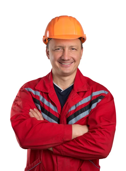 Happy builder — Stock Photo, Image