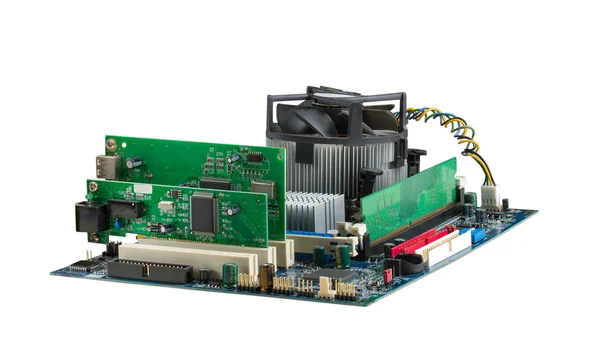 Computer system mainboard — Stock Photo, Image