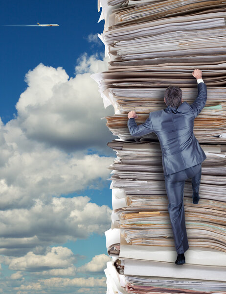 Бизнесмены взбираются
