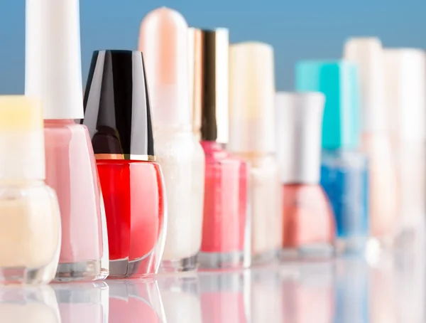 Colorful nail polish — Stock Photo, Image