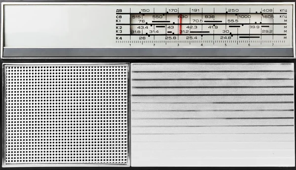 Старомодное радио — стоковое фото