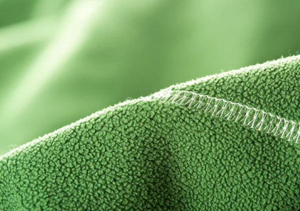 Groene zachte synthetische fleece — Stockfoto