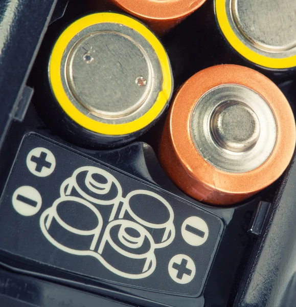 Loading batteries — Stock Photo, Image