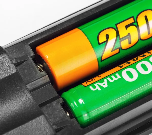 Baterias no controle remoto — Fotografia de Stock