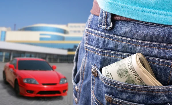 Money in the pocket — Stock Photo, Image