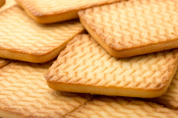 Square homemade cookies — Stock Photo, Image