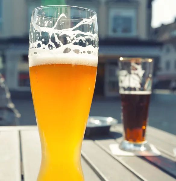 Glas bier — Stockfoto