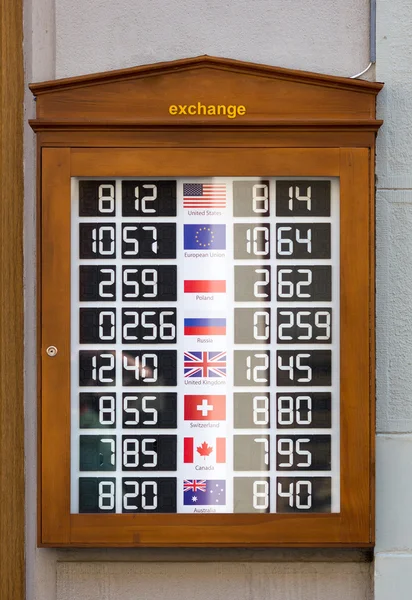 Currency exchange — Stock Photo, Image