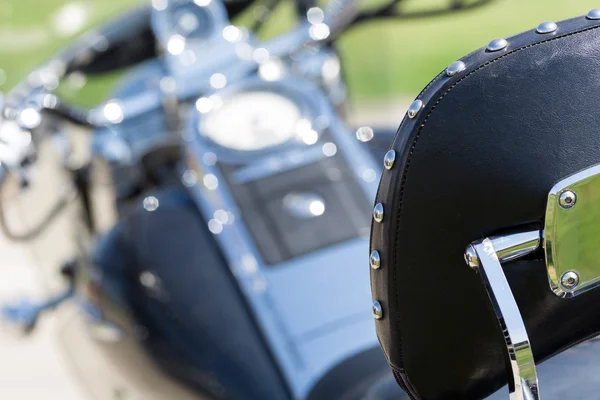 Motorcycle saddle — Stock Photo, Image