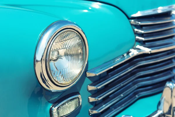 Retro auto koplamp — Stockfoto