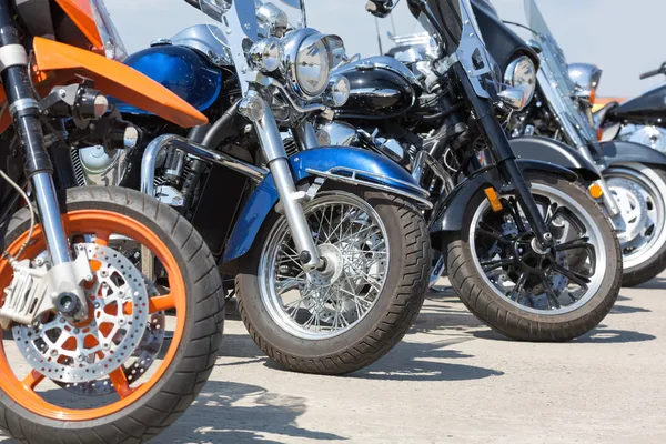 Barevné motocykly — Stock fotografie