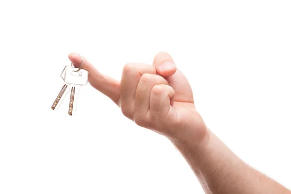 Hanging keys — Stock Photo, Image