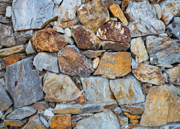 Stacked stone wall — Stock Photo, Image