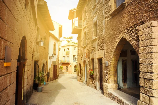 Street at sunset — Stock Photo, Image