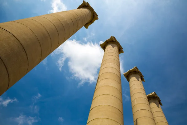Majestosas colunas gregas — Fotografia de Stock