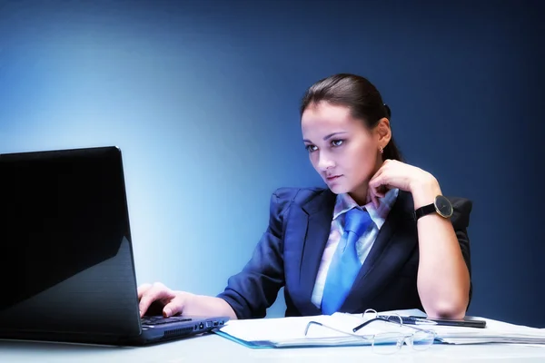 Working businesswoman — Stock Photo, Image