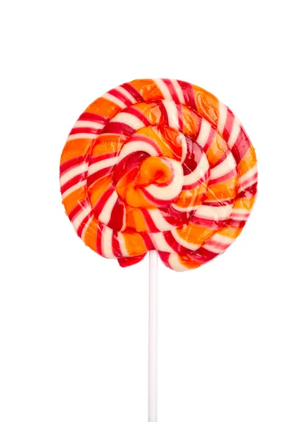 Lollipop godis isolerad på vit — Stockfoto