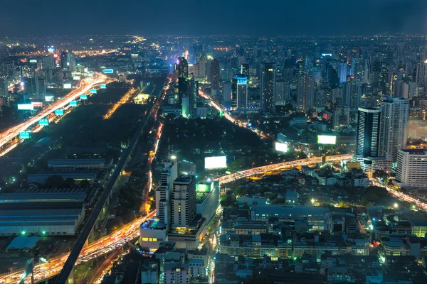 Bangkok ciudad en la noche —  Fotos de Stock
