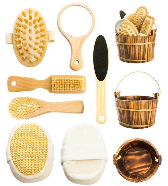 Set of bath accessories — Stock Photo, Image