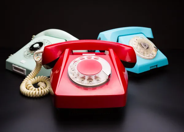 Vintage telephones — Stock Photo, Image