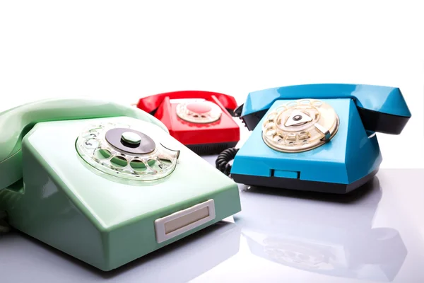 Vintage telephones — Stock Photo, Image