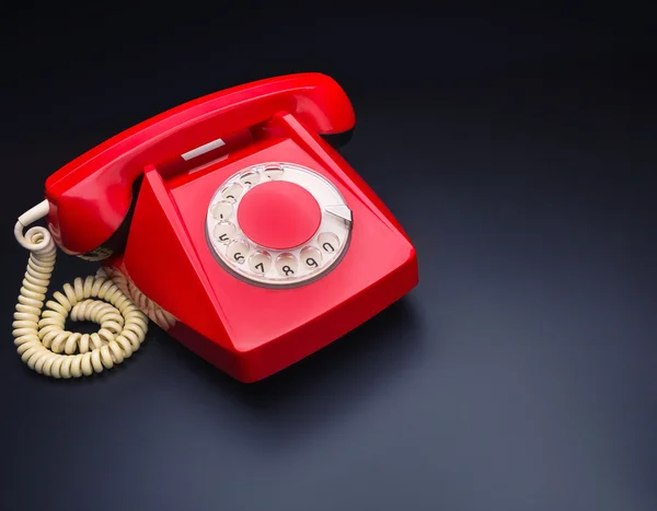 Telefone Vermelho — Fotografia de Stock