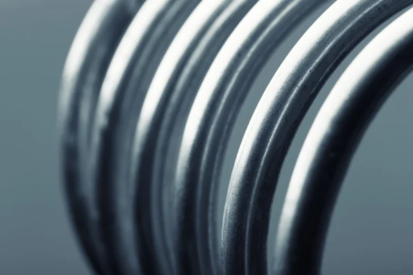 Aluminum spiral — Stock Photo, Image