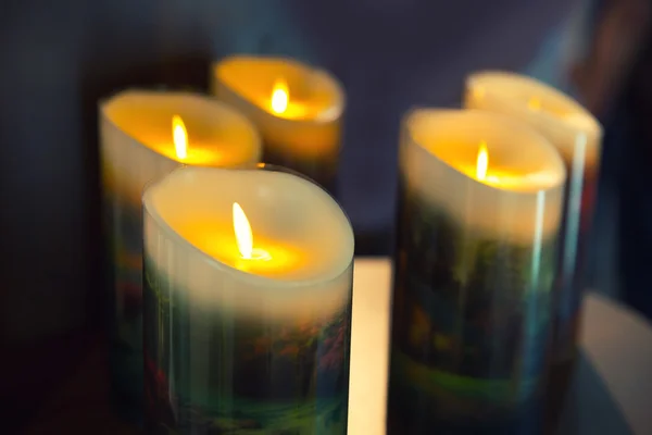 Queima de velas — Fotografia de Stock