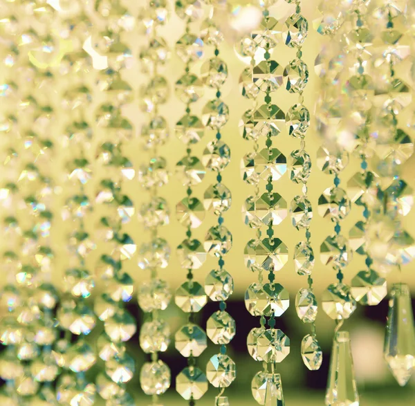 Detalhes da lâmpada de cristal vintage — Fotografia de Stock