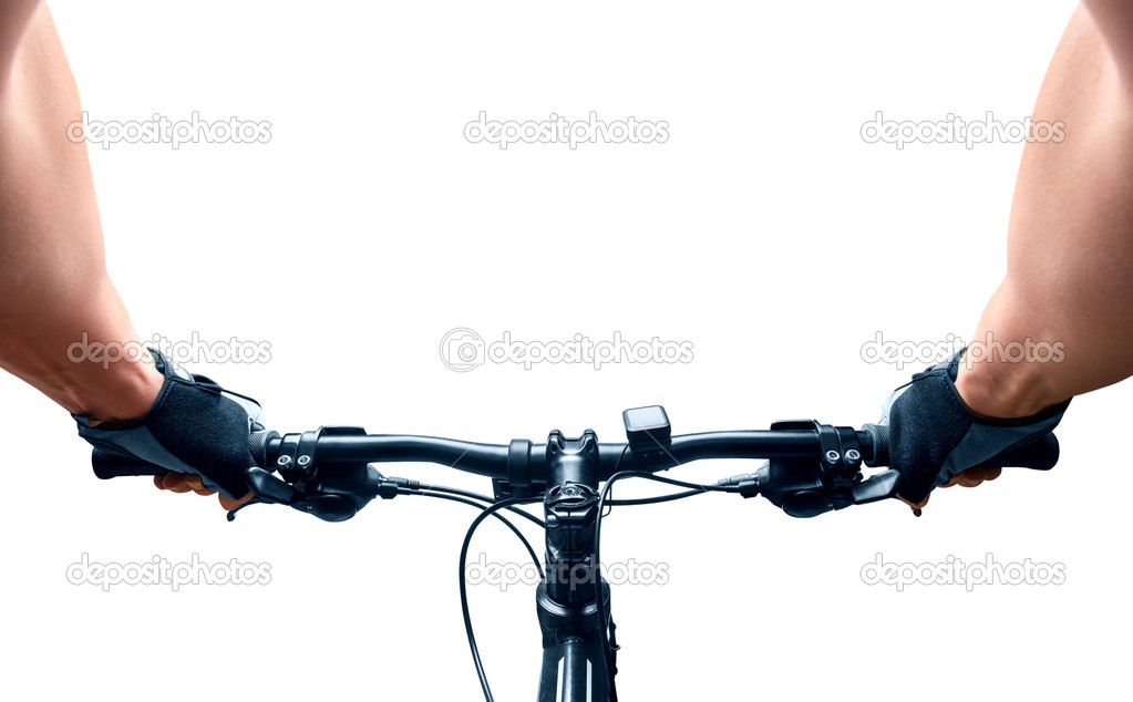 Man riding on a bicycle