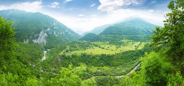 黑山的山地景观 — 图库照片