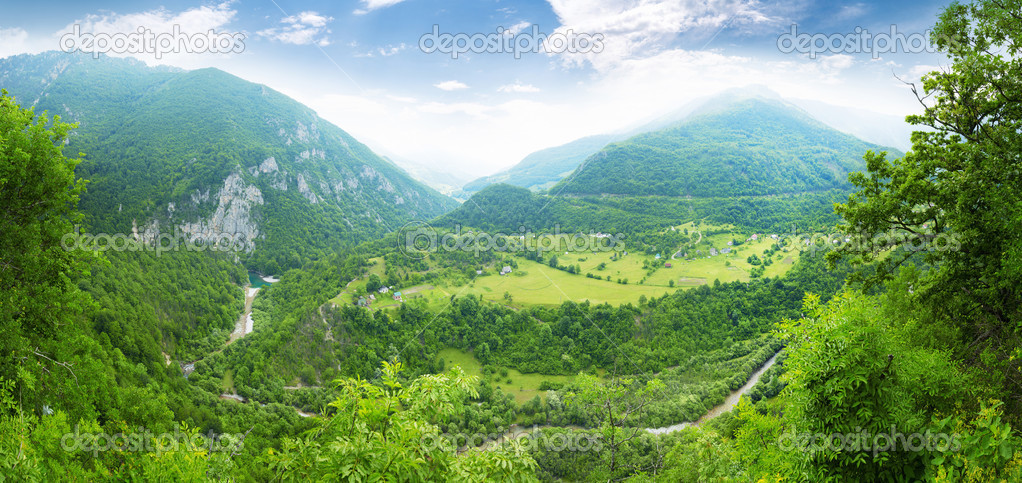 Mountain   landscape of Montenegro