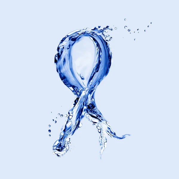 Blue Ribbon for Child Abuse Awareness — Stock Photo, Image