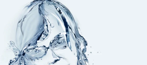 Mujer de agua con gafas — Foto de Stock