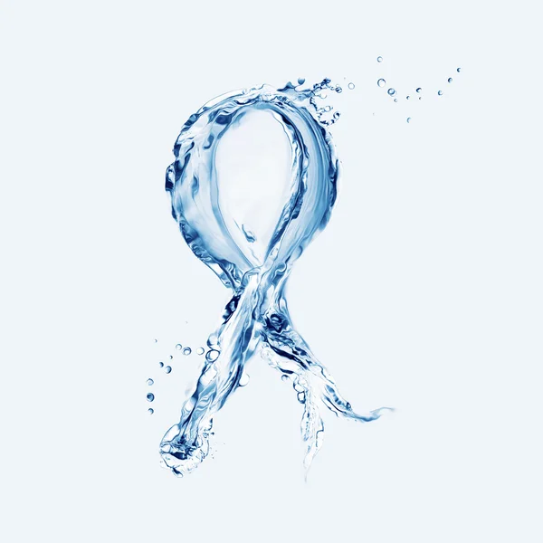 Light Blue Ribbon — Stock Photo, Image