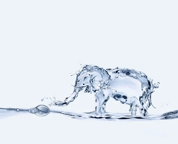 Elefante d'acqua — Foto Stock