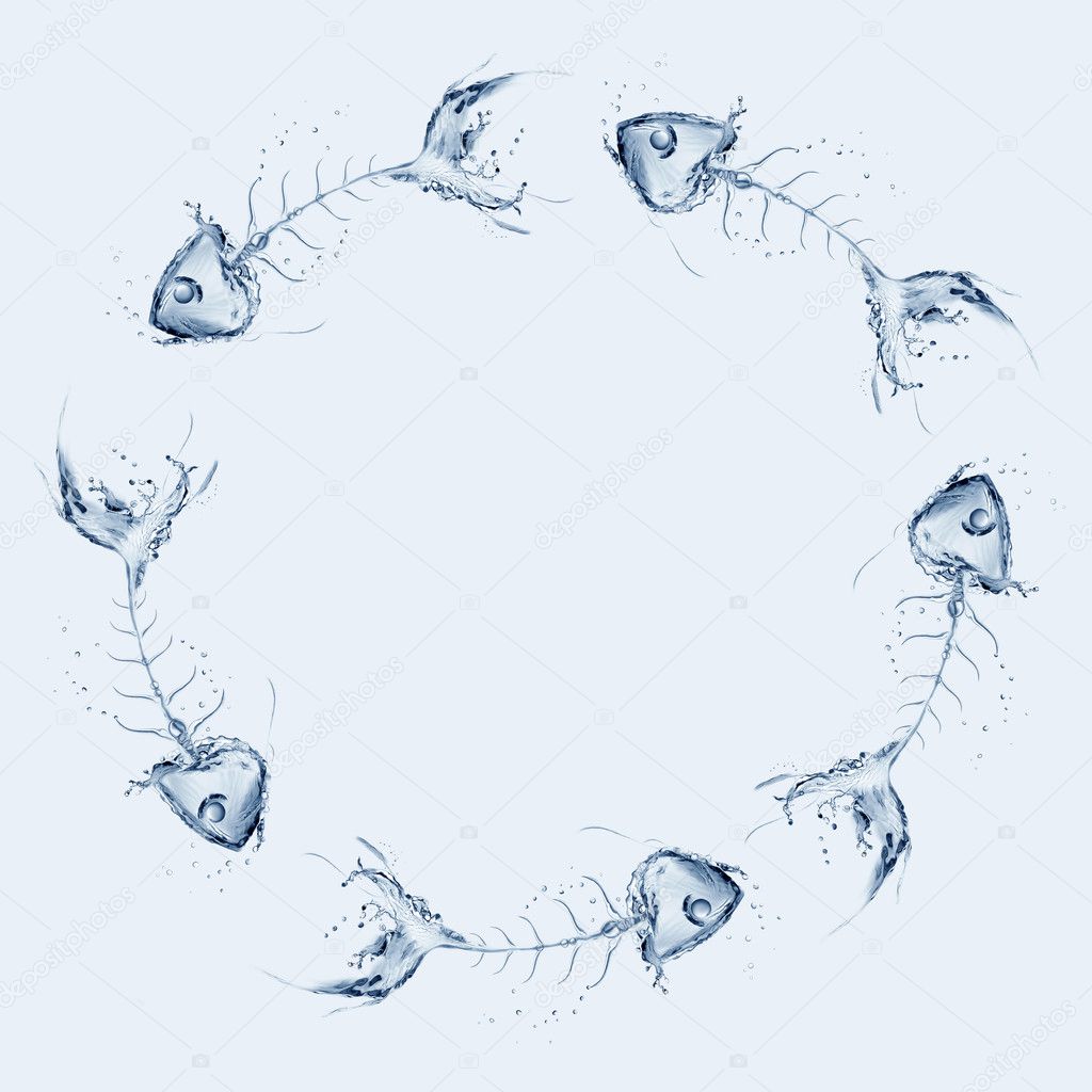Water Fishbone Circle