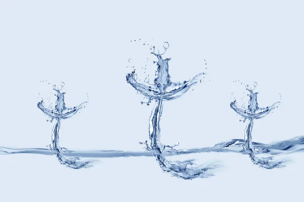 Drie Water kruisen — Stockfoto