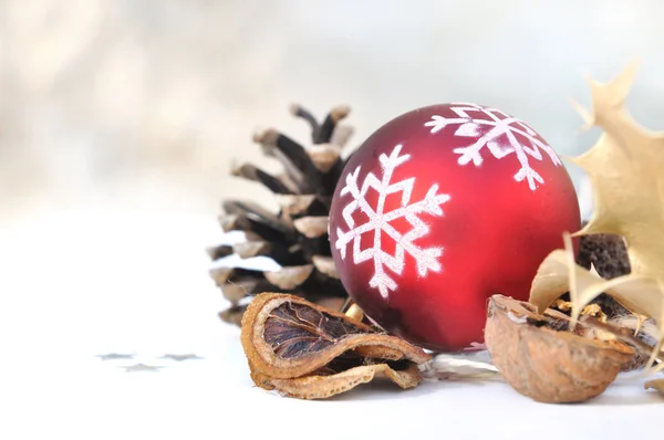 Naturliga dekoration till jul — Stockfoto